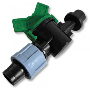 Старт-конектор з мінікраном для крапельної 
стрічки, в PE трубку з прокладкою, DSTZ03-1708L