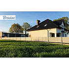 Стрічка для паркану 19см x 35м, 450г/м², сіра, 
TOB4501935GYL, фото 2