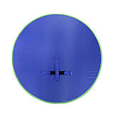 Фон складаний на спинку стільця Visico BP-014-2 Chroma Key зелёный/синий (140см), фото 2