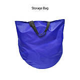 Фон складаний на спинку стільця Visico BP-014-2 Chroma Key зелёный/синий (140см), фото 3