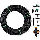 Комплект з крапельної трубкою 50 м та таймером 
поливу, WATER FLOW DRIP, DSWWF50-SET2-T, фото 3