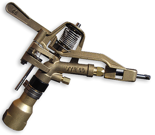 Зрошувач обертовий, пульсуючий, латунний з регулюванням на 360º, РВ 1" ø35 метрів, ECO LINE, GK656331