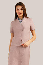 Літній жіночий жакет Finn Flare S19-12040-613 рожевий 2XL