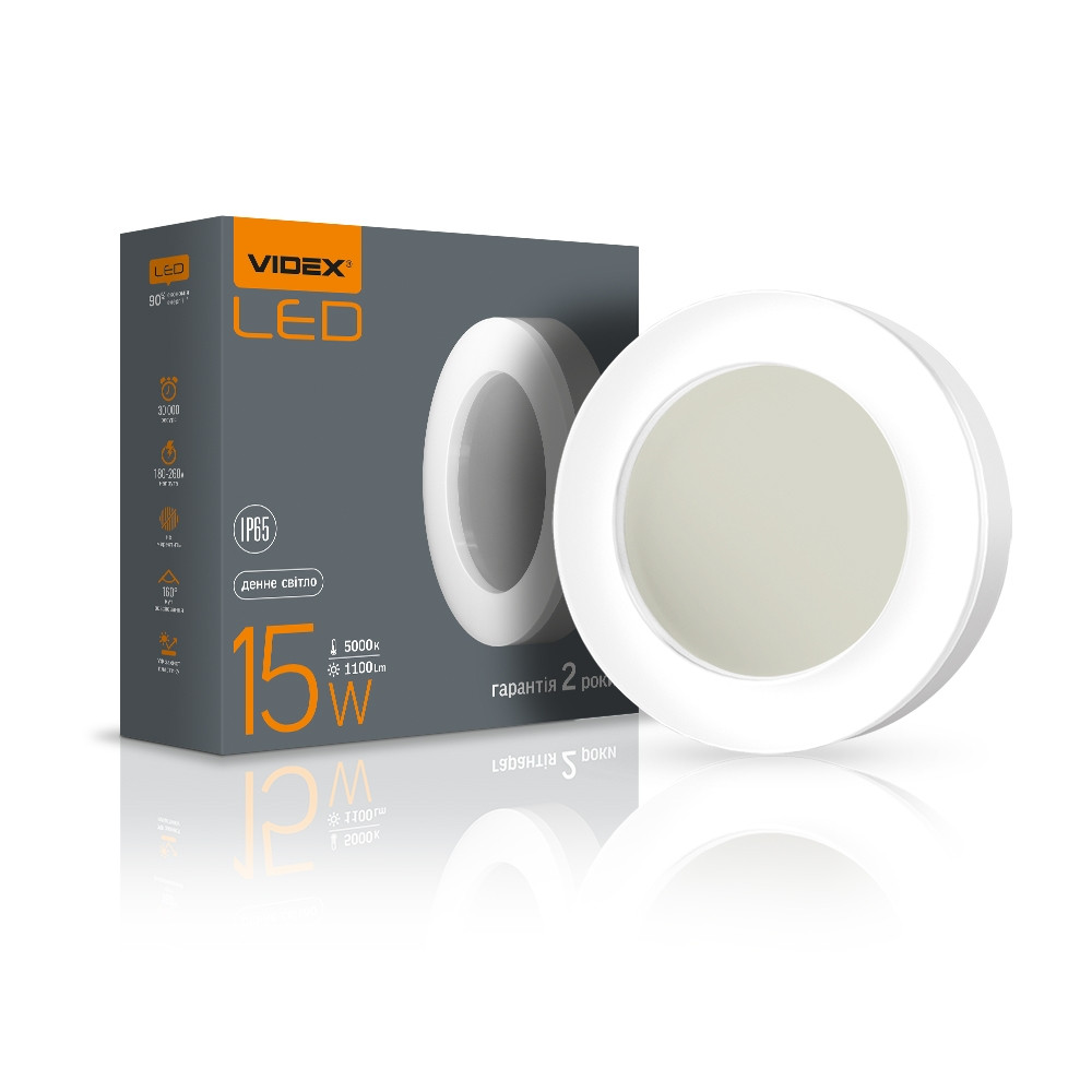LED-світильник ART РКХ круглий VIDEX 15 W IP65