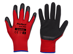Рукавички захисні PERFECT SOFT RED латекс, розмір 
9, RWPSRD9
