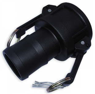 KAMLOK Тип C - штуцер під шланг 1/2"- поліпропілен, 
CGC050A/PP