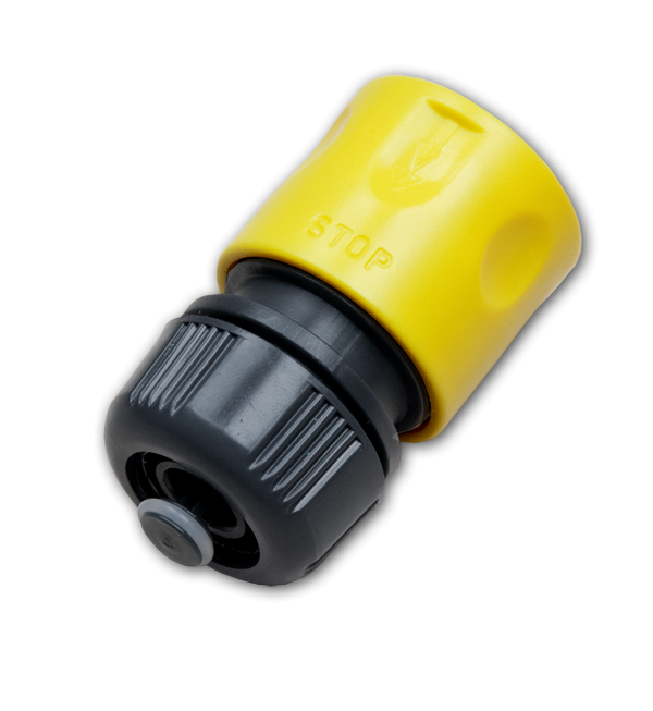 REGEN MEISTER Конектор для шлангу 1/2" STOP-YELLOW, RM325, фото 1