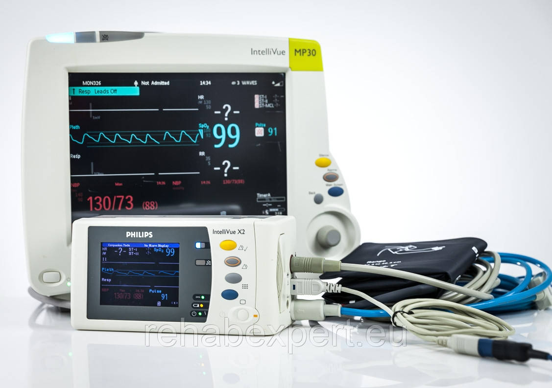 Прикроватный Кардио Монитор Philips IntelliVue MP30 Patient Monitor ...