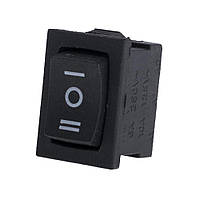Клавішний переключачтель MRS-103(A) ON-OFF-ON, чорний