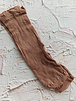 Носки женские капроновые беж 70 den в рубчик