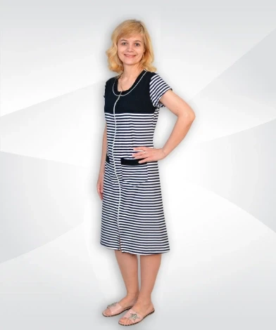 Халат жіночий літній домашній 03815 Мікс котон