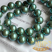 Жемчуг Preсiosa Maxima Pearlescent Green 12mm