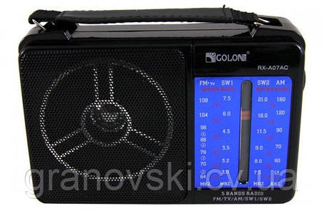 Портативний радіо приймач Golon RX-A07AC, фото 2