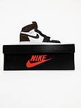 Чоловічі баскетбольні кросівки Nike Jordan 1 Dark Mocha, фото 2