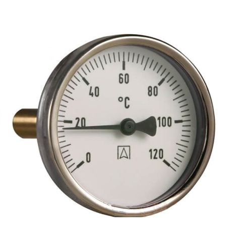 Термометр аксіальний Afriso Bith 63, 0-120C, 1/2 (шток 45 мм) (63801)