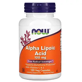 Alpha Lipoic Acid 100 мг Now Foods 120 капсул