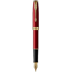 Ручка Parker чорнильна SONNET 17 Intense Red GT FP F (86215)
