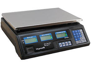 Ваги базарні електронні VILgrand VES-4V-40, 40 кг