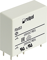 Реле промежуточное RELPOL RM83-1011-35-1012 16А 1NO 24V DC 855455 (электромеханическое)