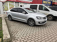 Дефлекторы окон (ветровики) VW Jetta 2011-> 4D 4шт (HIC)