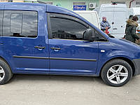 Дефлекторы окон (ветровики) VW Caddy 2004->2010 2шт (HIC)