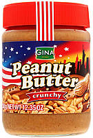 Арахисовая паста Gina Peanut Butter Crunch Кранчи, 350г, 12шт/ящ