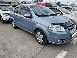 Дефлектори вікон (вітровики) Д/про Chevrolet Aveo II 2006-2011 Sedan / Zaz Vida 2012 -> Седан Седан