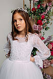 ПЕРЕШЕ ПРИЧАСТЯ сукня 👑FRANKA👑 - біле плаття, фото 2