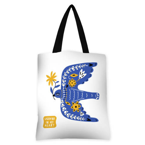 Сумка жіноча тканинна Original Ukraine in my heart 40x45 см (SV_22U005_BL), фото 1