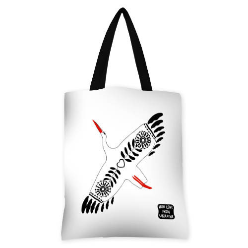 Сумка жіноча тканинна Original With love from Ukraine 40x45 см (SV_22U009_BL), фото 1