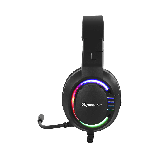 Комп'ютерні ПК-навушники гарнітура XTRIKE ME GH-405 з різнобарвною RGB-підсвіткою і гнучким мікрофоном, фото 3