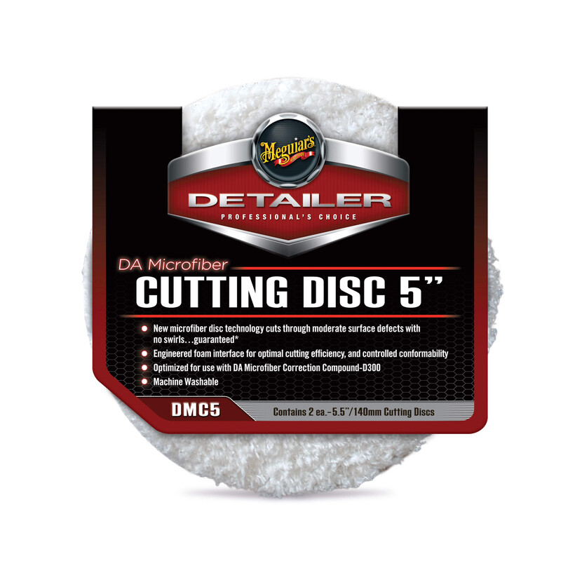 Мікрофібровий різальний диск Meguiar's DMC5 DA Microfiber Cutting Disc 5", 12.7 см — 2 шт.