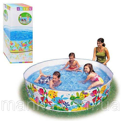 Intex Басейн 56452 NP "Океан" (6) розміром 183x38 см, об'єм: 958 л за 80% наповнення, від 3 років