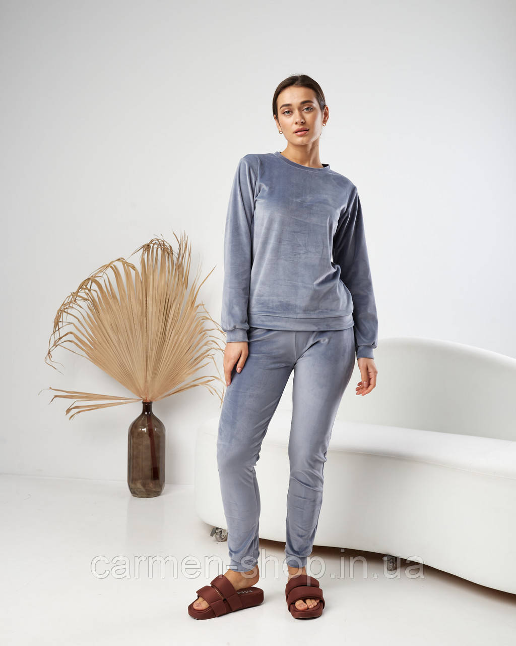 Домашній костюм кофта + штани 0285/289 Barwa Garments