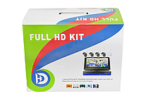 Набор видеонаблюдения (4 камеры) WiFi kit, Регистратор + 4 камеры видеонаблюдения, Беспроводной