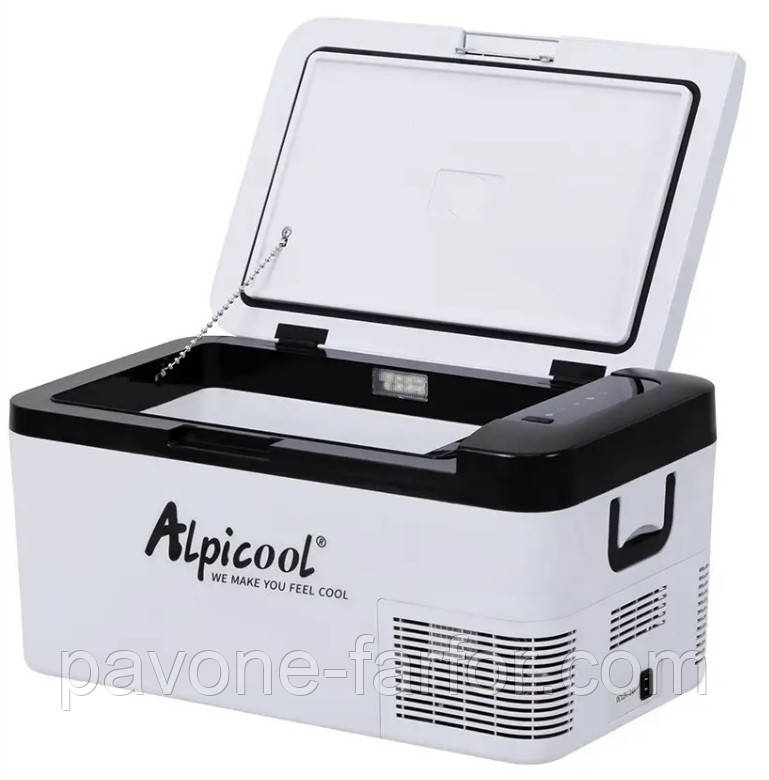 Автомобільна морозильна камера Alpicool K18, холодильник у машину 12 вольтів