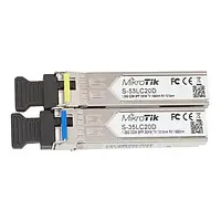 Модуль SFP Mikrotik S-3553LC20D пара (1.25G Single Mode, LC, до 20км, поддерживает DDM)