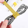 Стяжки хомути для кабелю на липучці 150 мм 10 шт Жовтого кольору липучки для укладання кабелю, фото 5