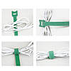 Стяжки хомути для кабелю на липучці 150 мм 10 шт Зеленого кольору липучки для укладання кабелю, фото 5