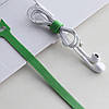 Стяжки хомути для кабелю на липучці 150 мм 10 шт Зеленого кольору липучки для укладання кабелю, фото 6