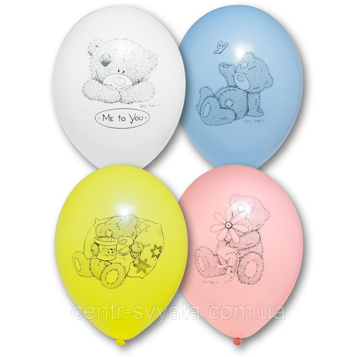 Латексна кулька BELBAL 10"(26 см) Ведмедик Тедді