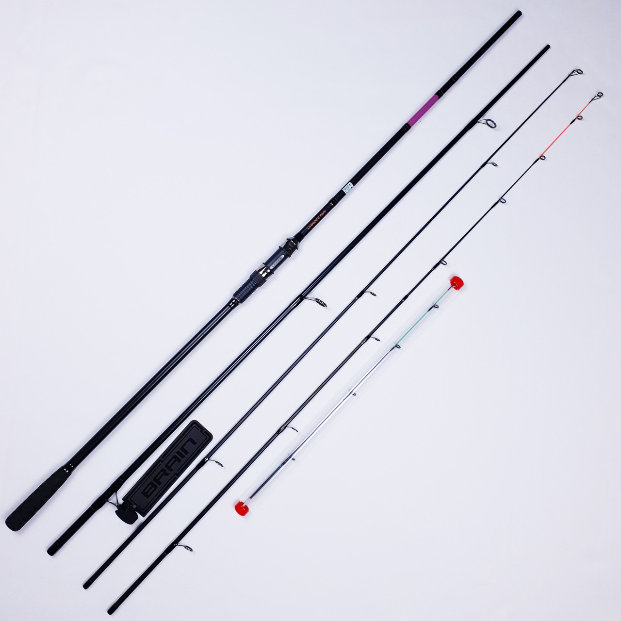Карбонове фідерне вудилище 3.3м Brain Apex Double 3.30m 130g
