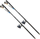 Вудка на карася карбонова 2 шт. х 4 м. набір "Еліт" + чохол, фото 2