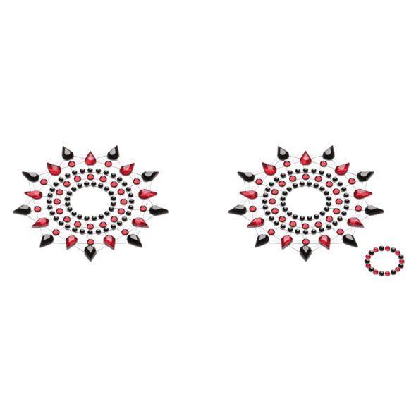 Пестіс із кристалів Petits Joujoux Gloria set of 2 — Black/Red, фото 1
