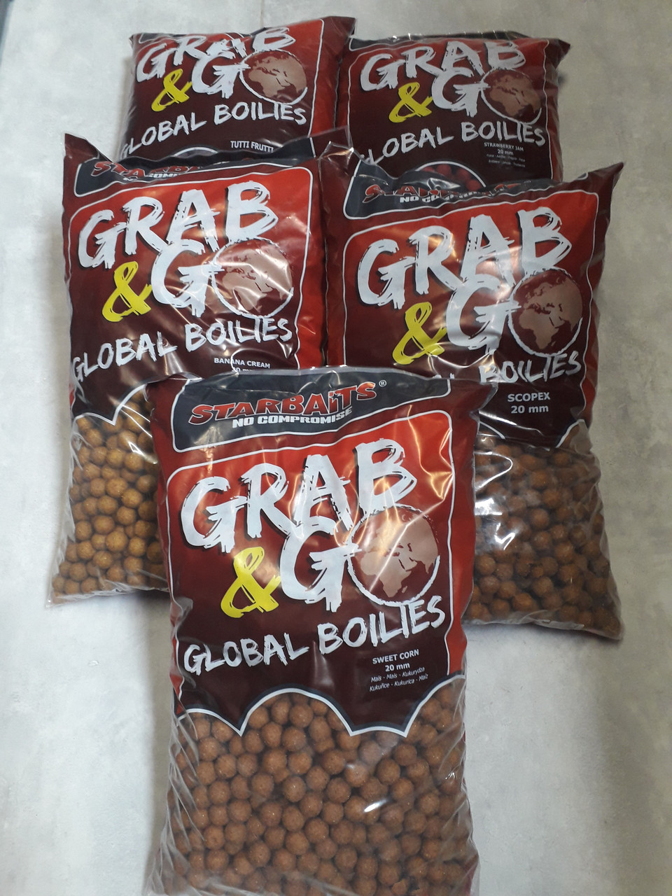 Бойлы тонущие Starbaits Grab Go Global Pinapple 20мм 10кг - фото 2 - id-p1599087245