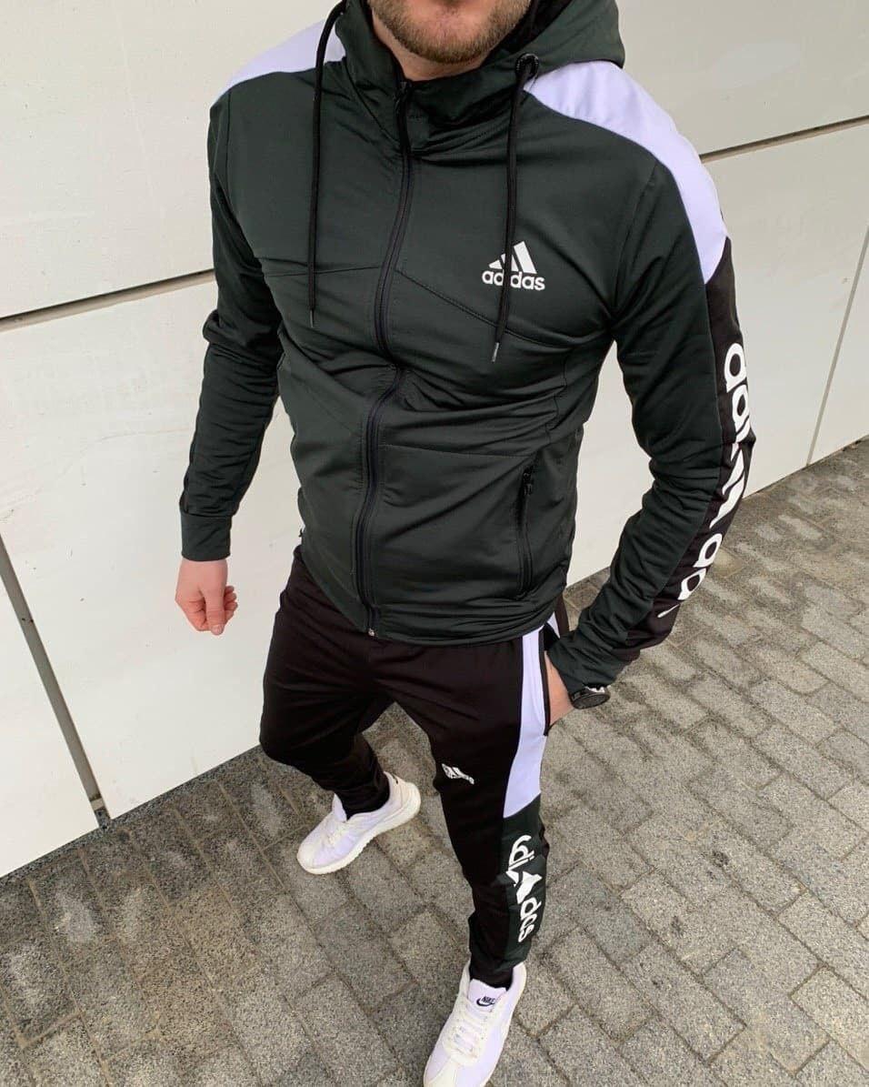 Спортивный костюм адидас хаки