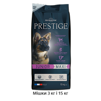 Супер преміум корм для цуценят великих порід PRESTIGE Junior Maxi