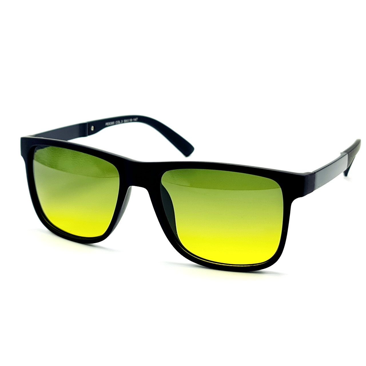 Сонцезахисні окуляри Polarized Чоловічі Поляризаційні жовто-зелений градієнт (305)
