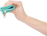 Сумка для зберігання секс-іграшок PowerBullet - Silicone Storage Zippered Bag Teal SO5561, фото 4