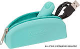 Сумка для зберігання секс-іграшок PowerBullet - Silicone Storage Zippered Bag Teal SO5561, фото 5
